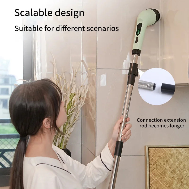 9-in-1 Multifunctional Electric Scrubber