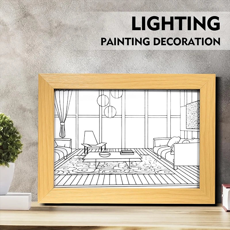 3D Light Painting Frame